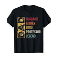 TNF'WB shield Day Gift Retro Husband TNF Hero Protector Legend TNF Day Dad T-Shirt -gift 220g T-shirt 100% T-shirt...