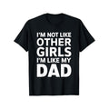 TNF'WB shield Day Gift Swoosh'Bat brand Not Like TNF Girls Swoosh'Bat brand Like My Dad Funny Gift Unisex T-Shirt Graphic...