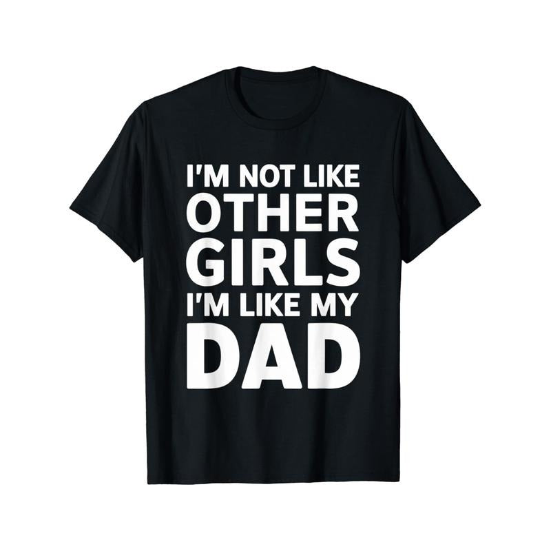 TNF'WB shield Day Gift Swoosh'Bat brand Not Like TNF Girls Swoosh'Bat brand Like My Dad Funny Gift Unisex T-Shirt Graphic...