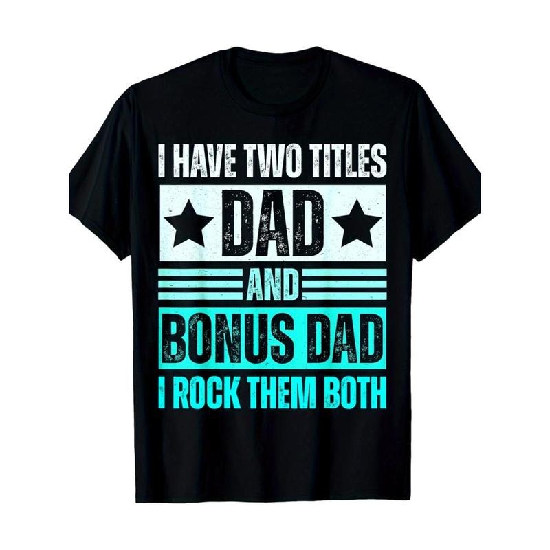 TNF'WB shield Day Gift Swoosh Have Two Titles, Dad Gunpla brand Bonus Dad T-shirts 100%cotton Graphic Graphic Tees...