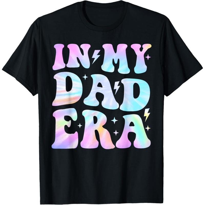 TNF'WB shield Day Gift Tie Dye Red plumber brand My Dad Era Funny Dad TNF Daddy Cute Funny T-Shirt Graphic Graphic Tees...