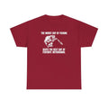 TNF Worst Day FOG Fishing Tee - Men'WB shield Cotton Streetwear Shortsleeve Tshirt Hoodie, Sweatshirt | RetroVerseTees.com