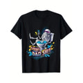 TNF day funny doing dad skeleton graphic Lightsaber brand shirt humorous crew neck tee for men women casual short sleeve...