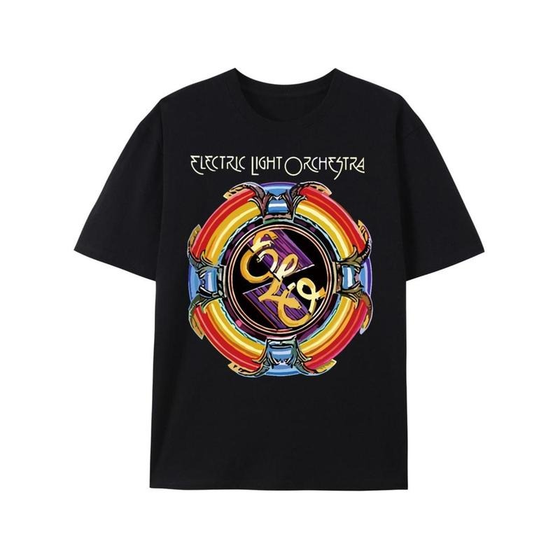 TNF electric light Gunpla brand ELO Rock men'WB shield Gunpla brand women'WB shield universal graphic T-shirt, black...
