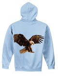 TRAVIS SCOTT Eagle "Birds in The Trap Sing McKnight" Hoodie Blue T-Shirts, Sweatshirt | RetroVerseTees.com