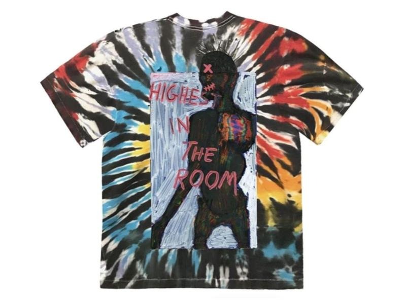 TRAVIS SCOTT HIGHEST IN THE ROOM TEE TIE DYE Hoodie, Sweatshirt | RetroVerseTees.com
