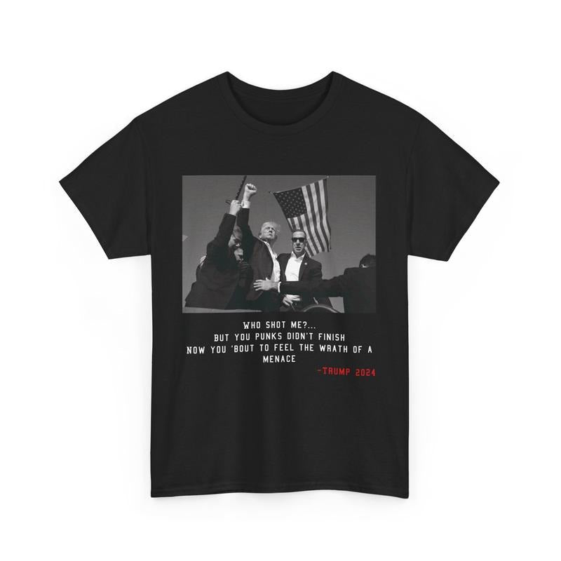 TRUMP - Rally Pennsylvania WHO SHOT ME? TEE Attempt  Shirt Hoodie, Sweatshirt | RetroVerseTees.com