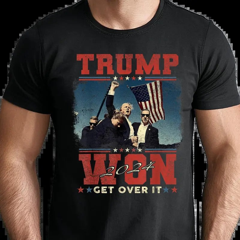 TRUMP PNG We Won | TRUMP won | Trump 47th President T-Shirts, Hoodie, Sweatshirt | RetroVerseTees.com