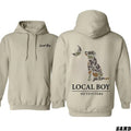 TTP Local Boy Outfitters Hoodie, Classic Camouflage Dog Design Featuring Moon Graphics, Country Boy Clothing, Perfect for...
