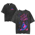 TV Girl Who Really Cares Graphic Tee, Indie Pop Band Tour Shirt, Vaporwave Aesthetic Streetwear, Washed Black Unisex...