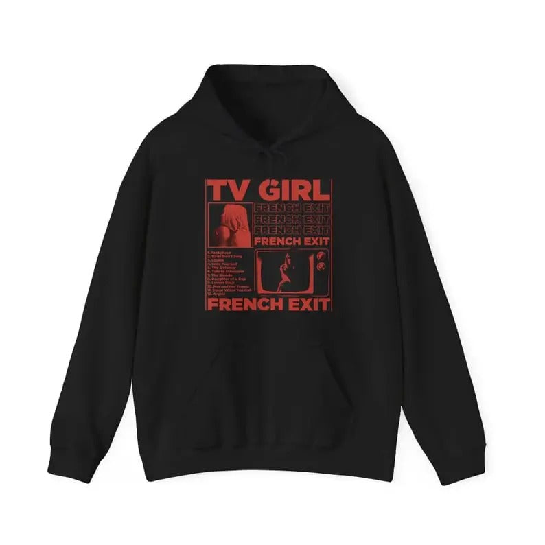 TV Girl, TV Girl French Exit Hoodie, TV Girl Artist Hoodie, Tv Girl Merch, Tv Girl Tour Hoodie, Music Hoodie T-Shirts,...