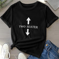TWO SEATER Funny Word Tee Men & Women FOG T-shirt 25521 Hoodie, Sweatshirt | RetroVerseTees.com