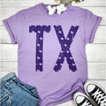 TX Lavender Texas Graphic T-shirt Hoodie, Sweatshirt | RetroVerseTees.com