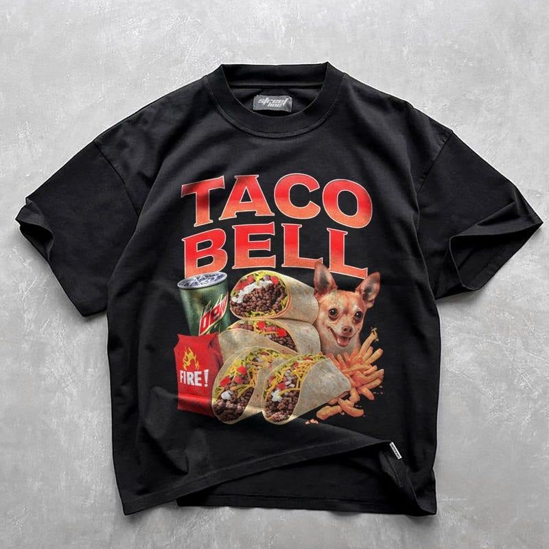 Taco Bell 90's Bootleg T-Shirt, Funny Gifts, Meme Shirt Hoodie, Sweatshirt | RetroVerseTees.com