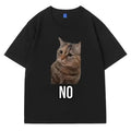 Talking Cat Meme Pattern T-shirt Women'WB shield Fashion T-shirt Casual Short Sleeve T-shirt Women'WB shield StreetWear...