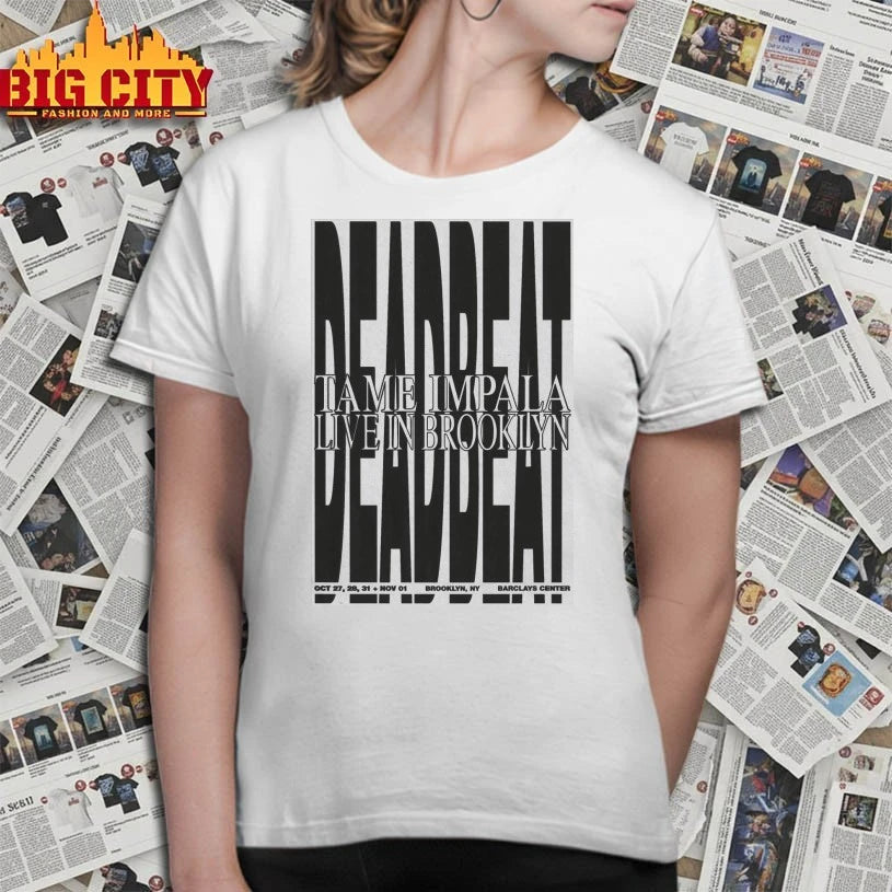 Tame Impala Deadbeat Tour 2025 Barclays Center Brooklyn, NY Poster shirt