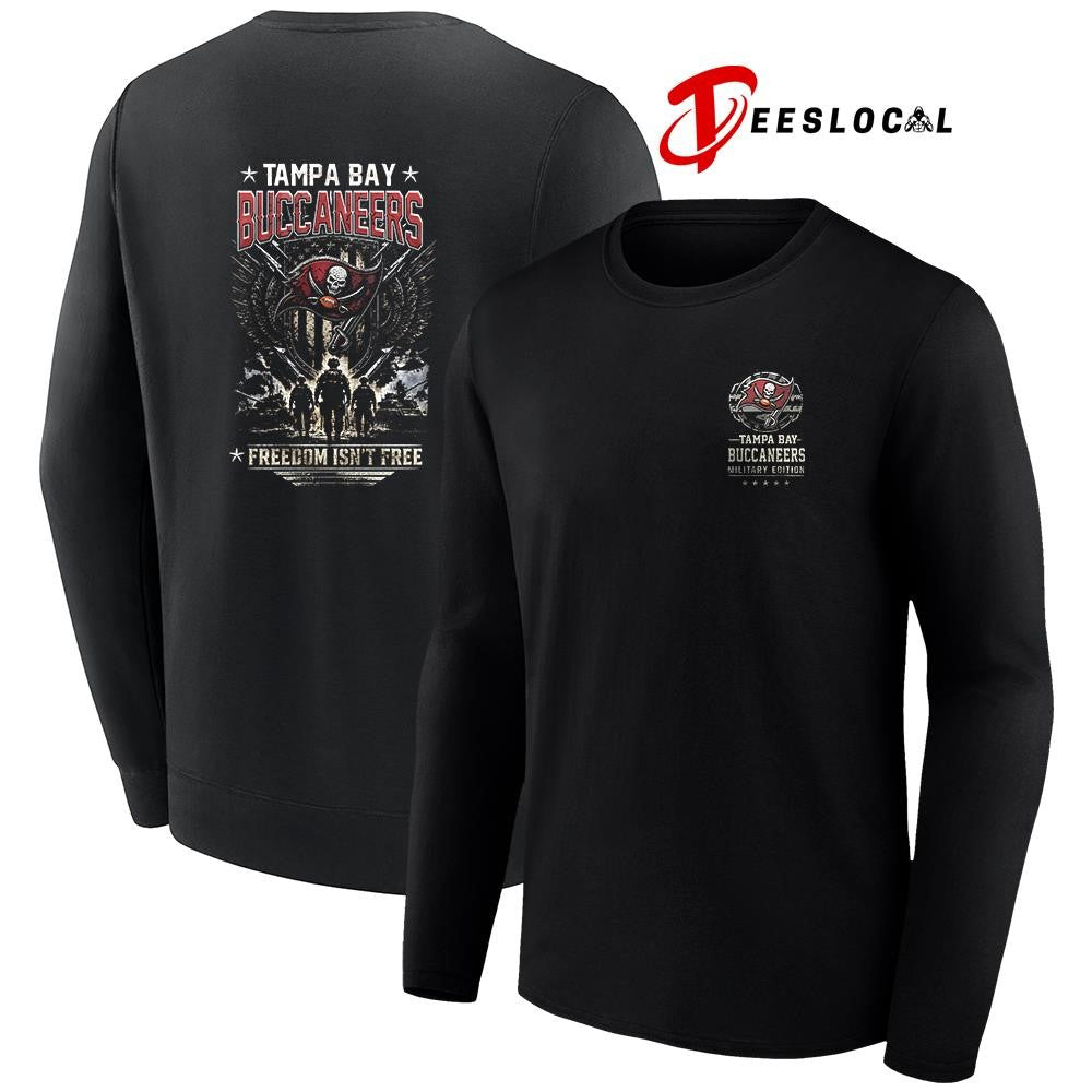Tampa Bay Buccaneers freedom isn’t free team military graphic shirt