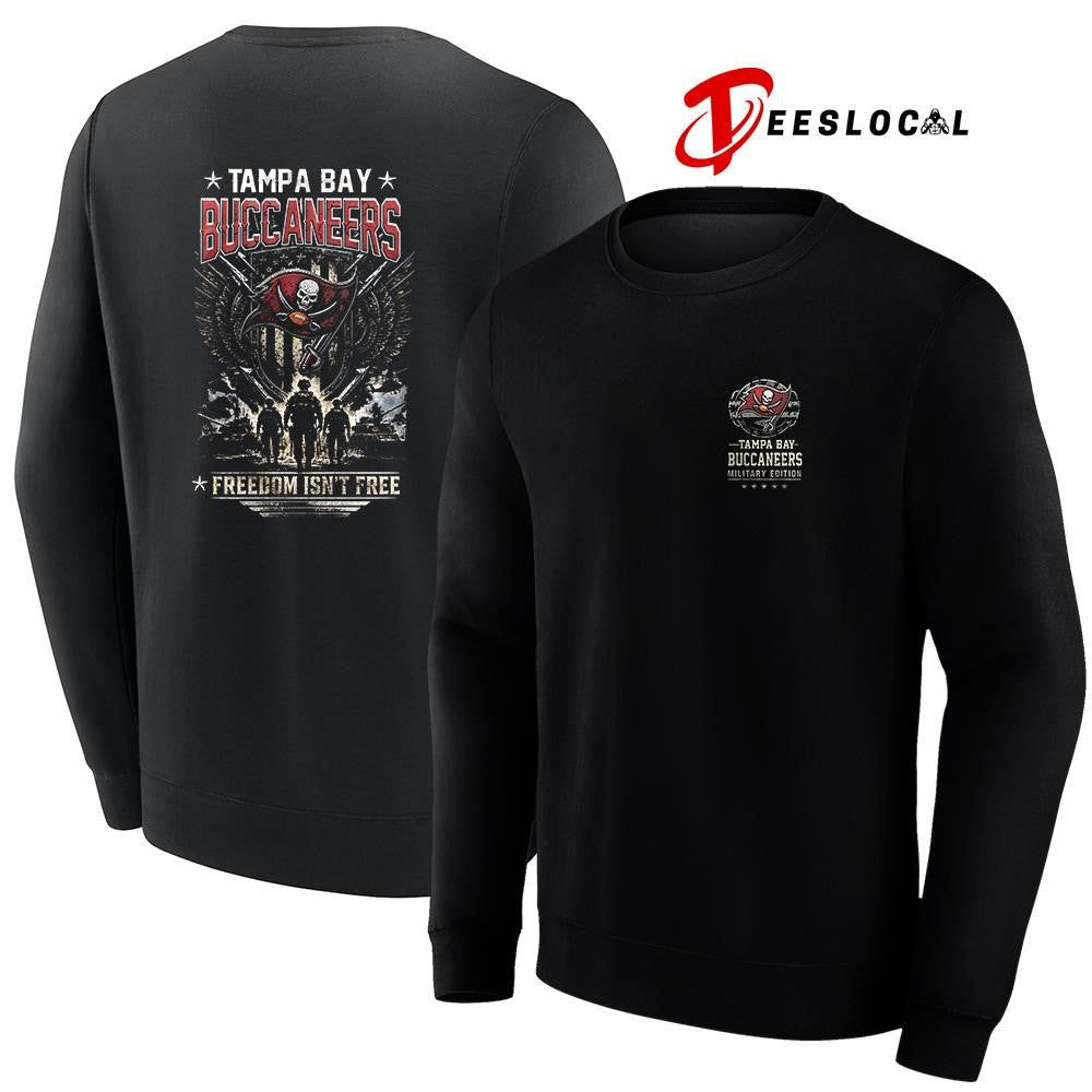 Tampa Bay Buccaneers freedom isn’t free team military graphic shirt