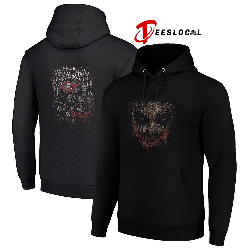 Tampa Bay Buccaneers x Joker ha ha ha why so serious graphic shirt