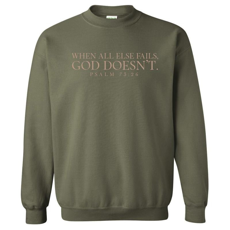 Tan Psalm 73 Sweatshirt 'NLB' T-Shirts, Hoodie | RetroVerseTees.com
