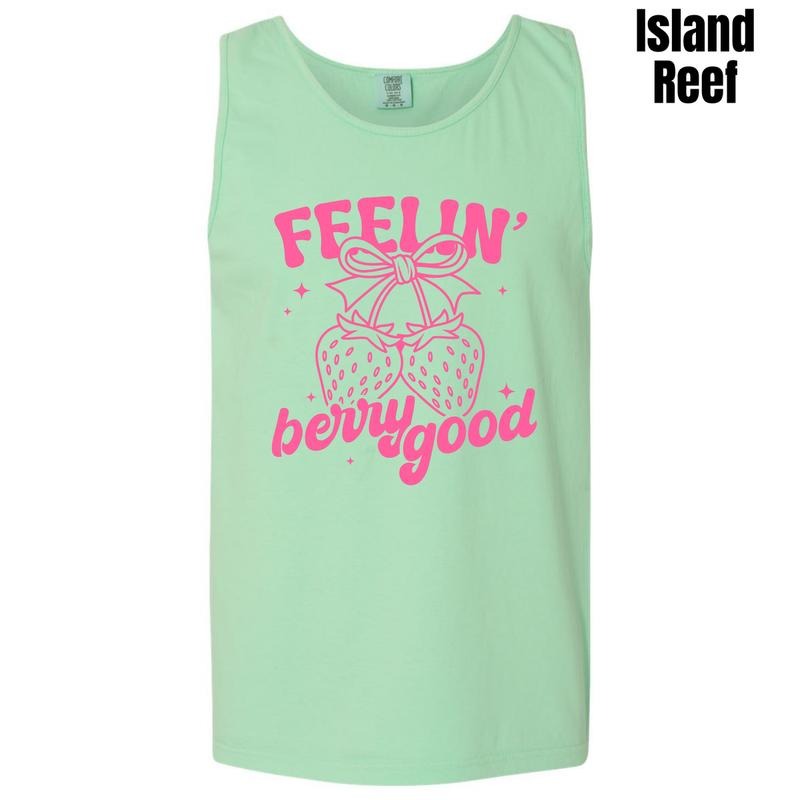 Tank Top - Berry Good Feelin Comfort Colors Tank Top 'NLB' T-Shirts, Hoodie, Sweatshirt | RetroVerseTees.com