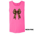 Tank Top - Big Leopard Bow Comfort Colors Tank Top 'NLB' T-Shirts, Hoodie, Sweatshirt | RetroVerseTees.com