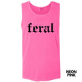 Tank Top - Black FERAL Comfort Colors Tank Top 'NLB' T-Shirts, Hoodie, Sweatshirt | RetroVerseTees.com