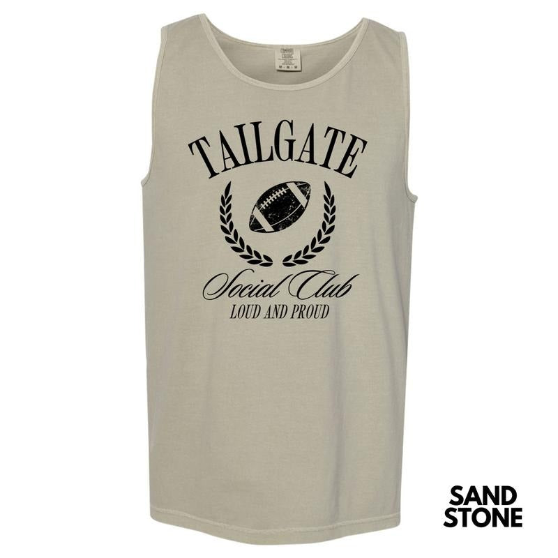 Tank Top - Black Tailgate Social Club Comfort Colors Tank Top 'NLB' T-Shirts, Hoodie, Sweatshirt | RetroVerseTees.com