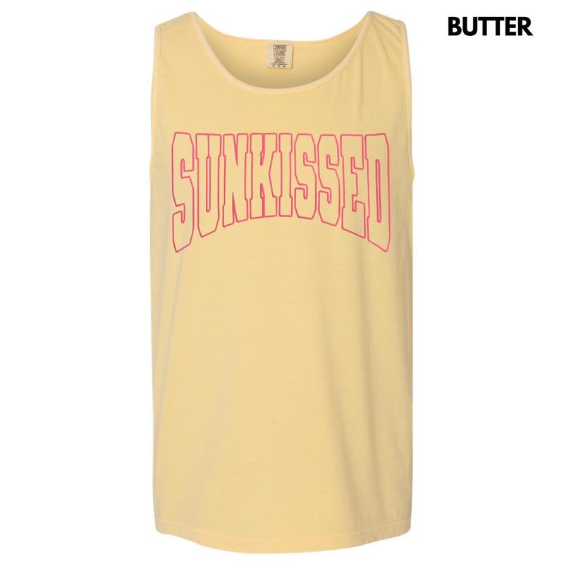 Tank Top - Bubblegum Sunkissed Puff Comfort Colors Tank Top T-Shirts, Hoodie, Sweatshirt | RetroVerseTees.com