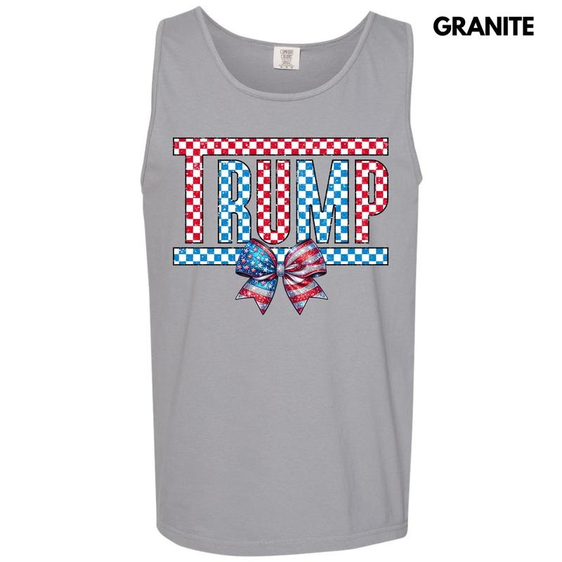 Tank Top - Checkered TRUMP Comfort Colors Tank Top 'NLB' T-Shirts, Hoodie, Sweatshirt | RetroVerseTees.com