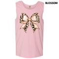 Tank Top - Cheetah Faux Glitter Bow Comfort Colors Tank Top 'NLB' T-Shirts, Hoodie, Sweatshirt | RetroVerseTees.com
