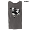 Tank Top - Cow Faux Rhinestone Comfort Colors Tank Top T-Shirts, Hoodie, Sweatshirt | RetroVerseTees.com