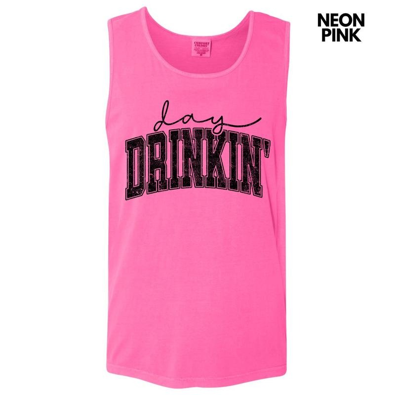 Tank Top - Day Drinkin Comfort Colors Tank Top 'NLB' T-Shirts, Hoodie, Sweatshirt | RetroVerseTees.com