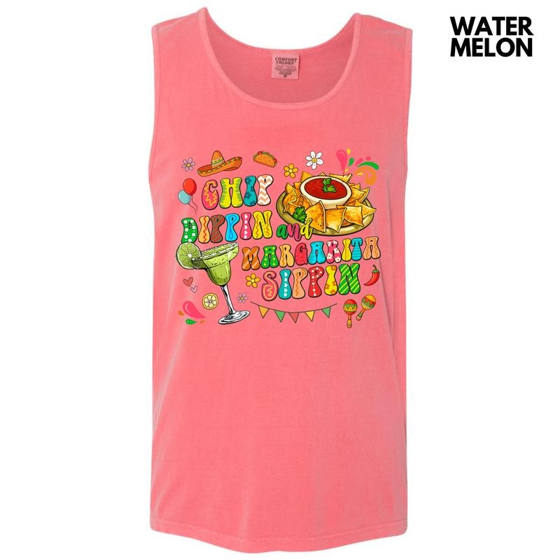 Tank Top - Dippin & Sippin Comfort Colors Tank Top 'NLB' T-Shirts, Hoodie, Sweatshirt | RetroVerseTees.com