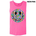 Tank Top - Ditzy Floral Happy Face Comfort Colors Tank Top 'NLB' T-Shirts, Hoodie, Sweatshirt | RetroVerseTees.com
