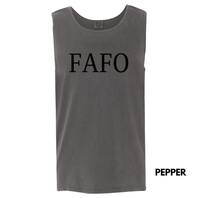 Tank Top - FAFO Comfort Colors Tank Top 'NLB' T-Shirts, Hoodie, Sweatshirt | RetroVerseTees.com