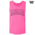 Tank Top - Mama Black Outline Puff Comfort Colors Tank Top T-Shirts, Hoodie, Sweatshirt | RetroVerseTees.com