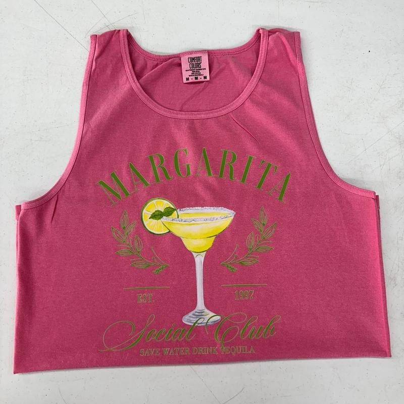 Tank Top - Margarita Social Club Comfort Colors Tank Top  'NLB' T-Shirts, Hoodie, Sweatshirt | RetroVerseTees.com