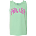 Tank Top - Pool Life Pink PUFF Comfort Colors Tank Top T-Shirts, Hoodie, Sweatshirt | RetroVerseTees.com