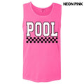 Tank Top - Pool Varsity Checkered Comfort Colors Tank Top 'NLB' T-Shirts, Hoodie, Sweatshirt | RetroVerseTees.com