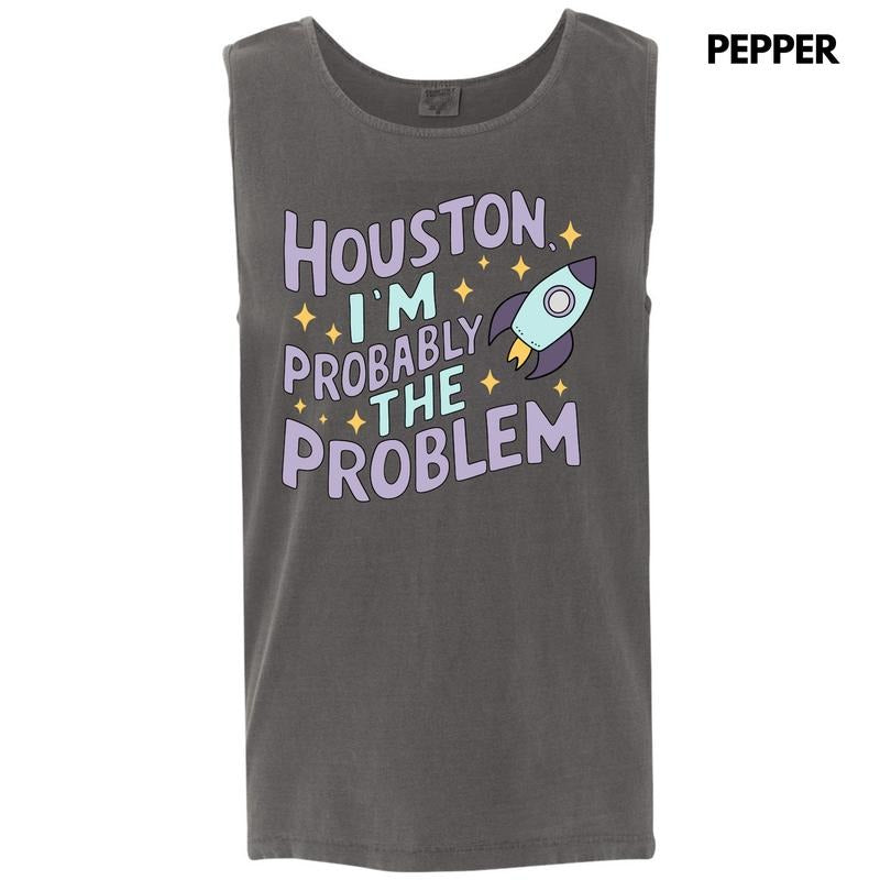 Tank Top - Probably The Problem Comfort Colors Tank Top 'NLB' T-Shirts, Hoodie, Sweatshirt | RetroVerseTees.com
