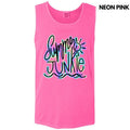 Tank Top - Summer Junkie Comfort Colors Tank Top 'NLB' T-Shirts, Hoodie, Sweatshirt | RetroVerseTees.com