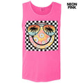 Tank Top - Summer Sunglasses Happy Face Comfort Colors Tank Top 'NLB' T-Shirts, Hoodie, Sweatshirt | RetroVerseTees.com
