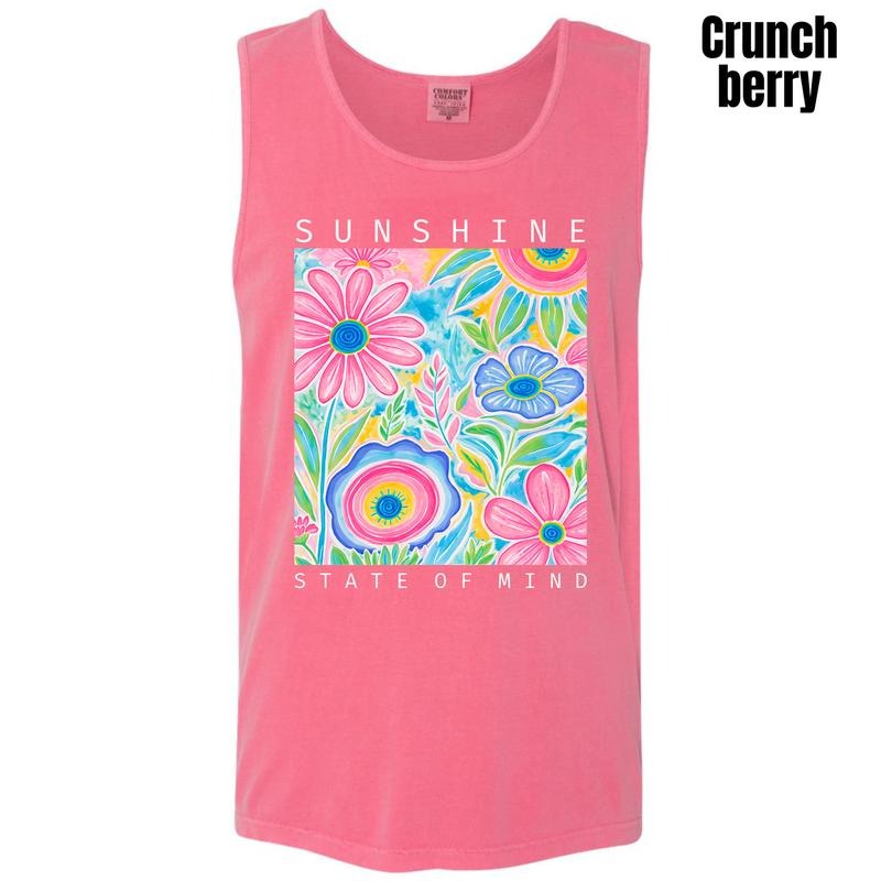 Tank Top - Sunshine State Of Mind Comfort Colors Tank Top 'NLB' T-Shirts, Hoodie, Sweatshirt | RetroVerseTees.com