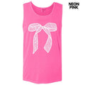 Tank Top - White Lace Bow Comfort Colors Tank Top 'NLB' T-Shirts, Hoodie, Sweatshirt | RetroVerseTees.com
