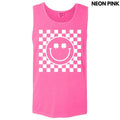 Tank Top - White Shamrock Checker Happy Face Comfort Colors Tank Top 'NLB' T-Shirts, Hoodie, Sweatshirt | RetroVerseTees.com
