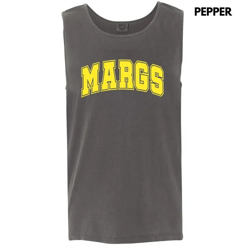 Tank Top - Yellow MARGS Comfort Colors Tank Top T-Shirts, Hoodie, Sweatshirt | RetroVerseTees.com