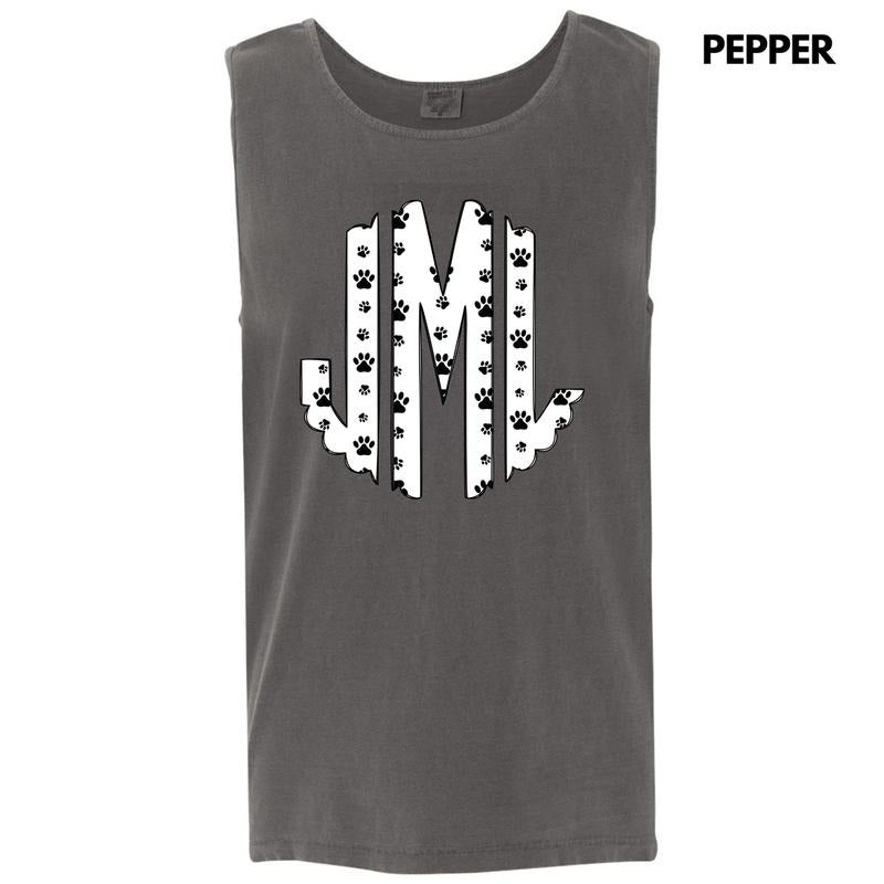 Tank Top -All Paws Monogram Comfort Colors Tank Top 'NLB' T-Shirts, Hoodie, Sweatshirt | RetroVerseTees.com