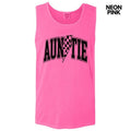 Tank Top -Auntie Lightning Bolt Comfort Colors Tank Top 'NLB' T-Shirts, Hoodie, Sweatshirt | RetroVerseTees.com