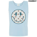 Tank Top -Cherry Checkered Happy Face Comfort Colors Tank Top 'NLB' T-Shirts, Hoodie, Sweatshirt | RetroVerseTees.com